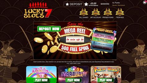 Lucky slots 7 casino codigo promocional
